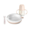 Suavinex Wild Free Warm Plate SET - набір дитячого посуду для годування з термотарілкою, від 6 місяців • Рожевий Suavinex Wild Free Warm Plate SET - набір дитячого посуду для годування з термотарілкою, від 6 місяців • Рожевий