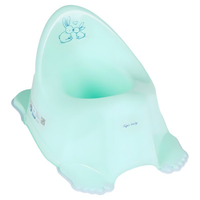 Tega Little Bunny - детский горшок с противоскользящим покрытием • Mint Tega Little Bunny - детский горшок с противоскользящим покрытием • Mint