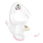 Tega Wild Free Unicorn - детский горшок с противоскользящим покрытием • White / Pink