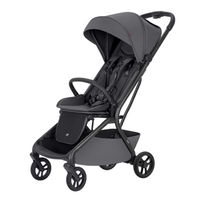 Carrello Magia 2.0 CRL-5655 - ультралегкий прогулянковий візок Каррелло Магія, прогулянкова коляска для подорожей, розмір ручної поклажі, автоматичне складання • Elm Grey