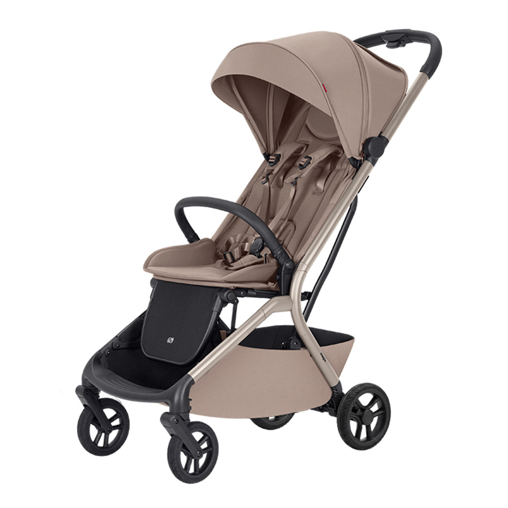 Carrello Magia 2.0 CRL-5655 - ультралёгкая прогулочная коляска Карелло Магия, прогулочный возок для путешествий, размер ручной клади, автоматическое складывание • Spice Beige
