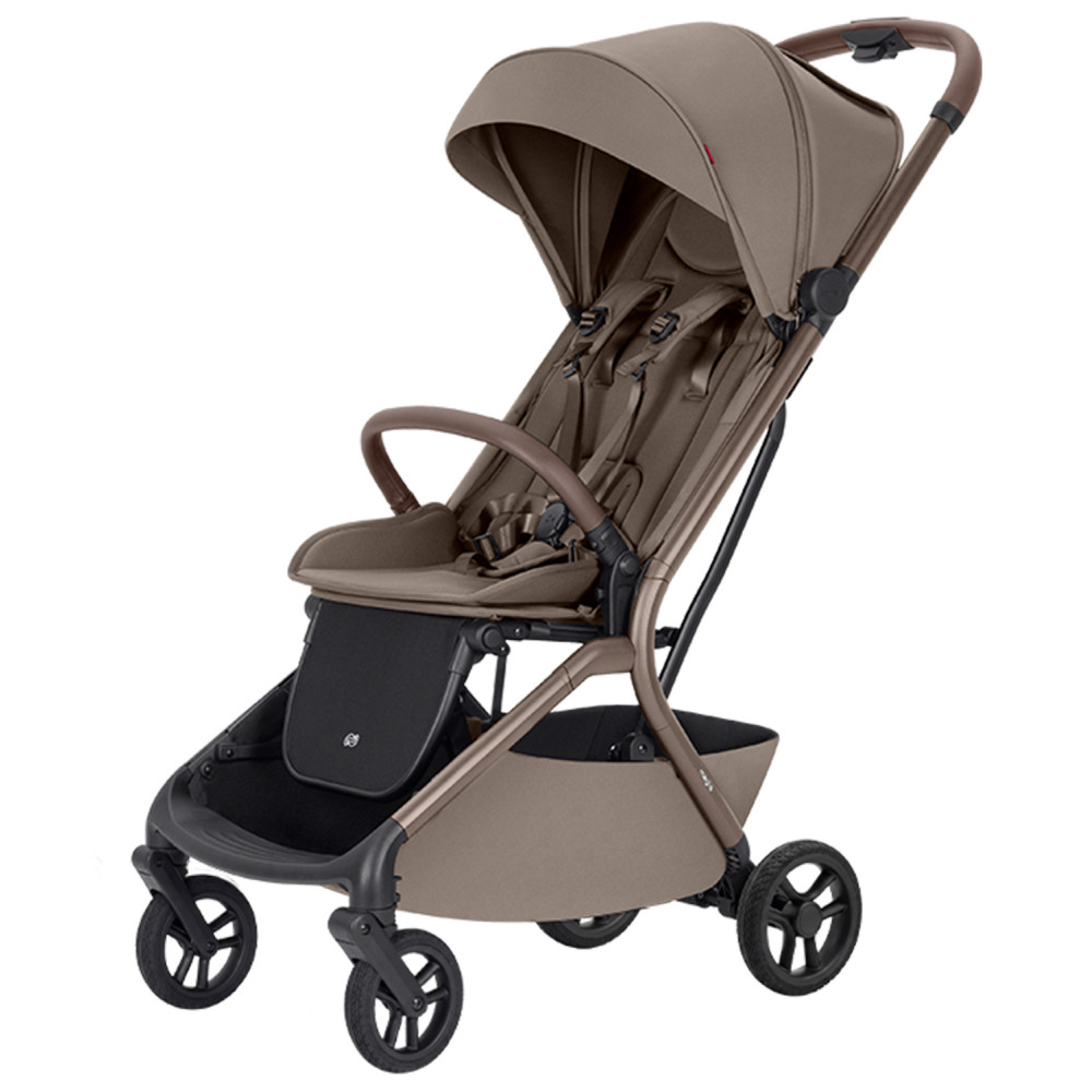 Carrello Magia 2.0 CRL-5655 - ультралёгкая прогулочная коляска Карелло Магия, прогулочный возок для путешествий, размер ручной клади, автоматическое складывание • Cocoa Beige