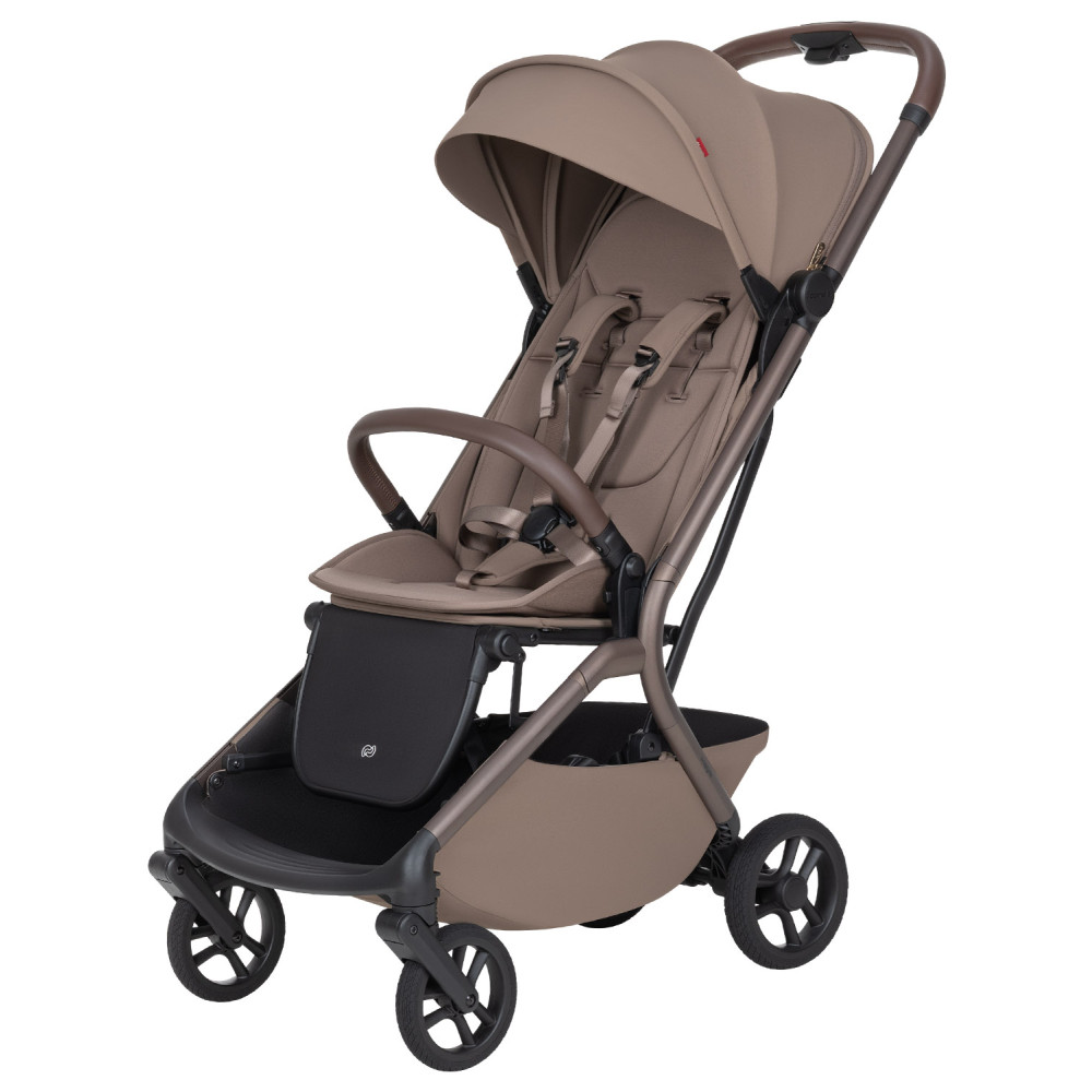 Carrello Magia 2.0 CRL-5655 - ультралёгкая прогулочная коляска Карелло Магия, прогулочный возок для путешествий, размер ручной клади, автоматическое складывание • Cocoa Beige