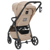 Carrello Bravo Carbon 2026 CRL-5530 - всесезонная прогулочная коляска с подсветкой (телескопическая ручка, магнитный замок ремней) • Ketch Beige