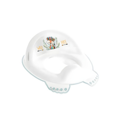 Tega Wild Free Little Fox - детская накладка на унитаз • White / Green Tega Wild Free Little Fox - детская накладка на унитаз • White / Green
