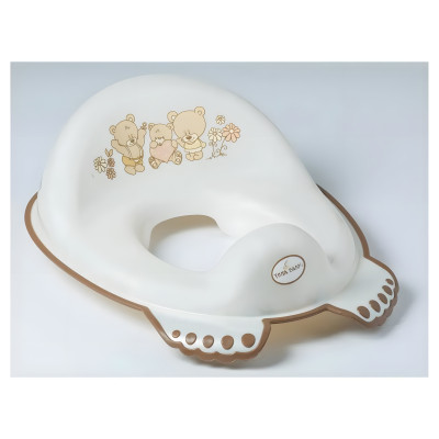 Tega Teddy Bear - детская накладка на унитаз • White Pearl Tega Teddy Bear - детская накладка на унитаз • White Pearl