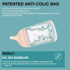 Suavinex ZERO.ZERO Newborn starter SET - антиколиковый набор для кормления (бутылочка 180 мл, пустышка SX Pro MINI ), для недоношенных детей, от рождения (от -2 до 2 месяцев) • Бежевый