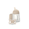 Suavinex ZERO.ZERO Newborn starter SET - антиколиковый набор для кормления (бутылочка 180 мл, пустышка SX Pro MINI ), для недоношенных детей, от рождения (от -2 до 2 месяцев) • Бежевый