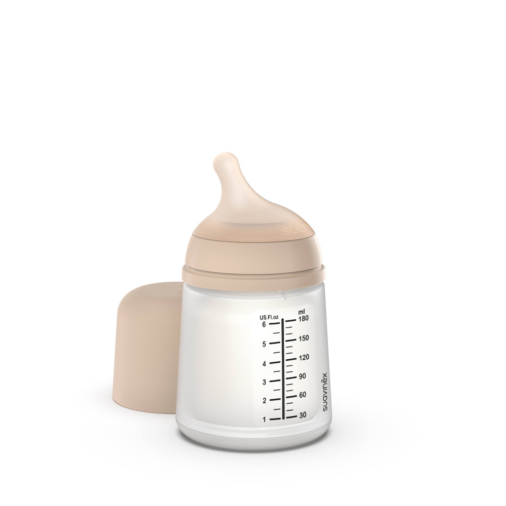 Suavinex ZERO.ZERO Newborn starter SET - антиколиковый набор для кормления (бутылочка 180 мл, пустышка SX Pro MINI ), для недоношенных детей, от рождения (от -2 до 2 месяцев) • Бежевый Suavinex ZERO.ZERO Newborn starter SET - антиколиковый набор для кормления (бутылочка 180 мл, пустышка SX Pro MINI ), для недоношенных детей, от рождения (от -2 до 2 месяцев) • Бежевый