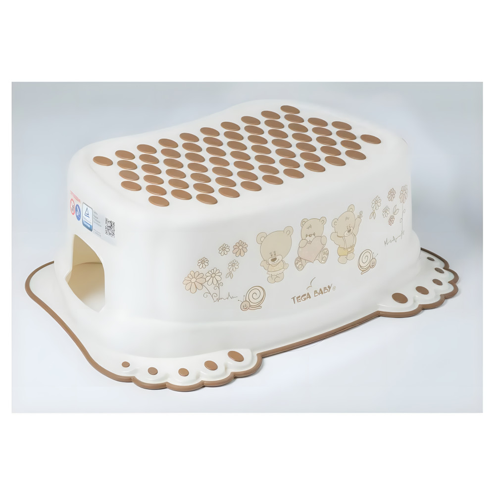 Tega Teddy Bear - детская подножка • White Pearl