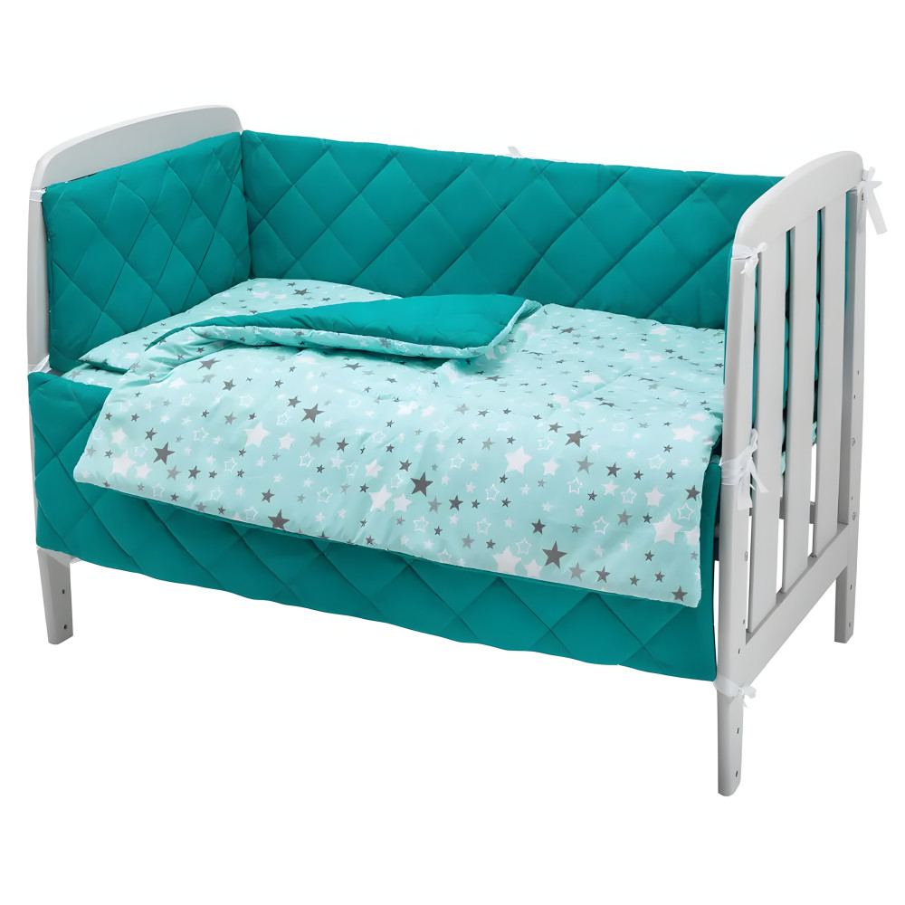 Babyroom Dream 05 - дитяча постіль • Green Stars
