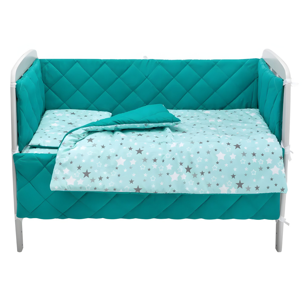 Babyroom Dream 05 - дитяча постіль • Green Stars
