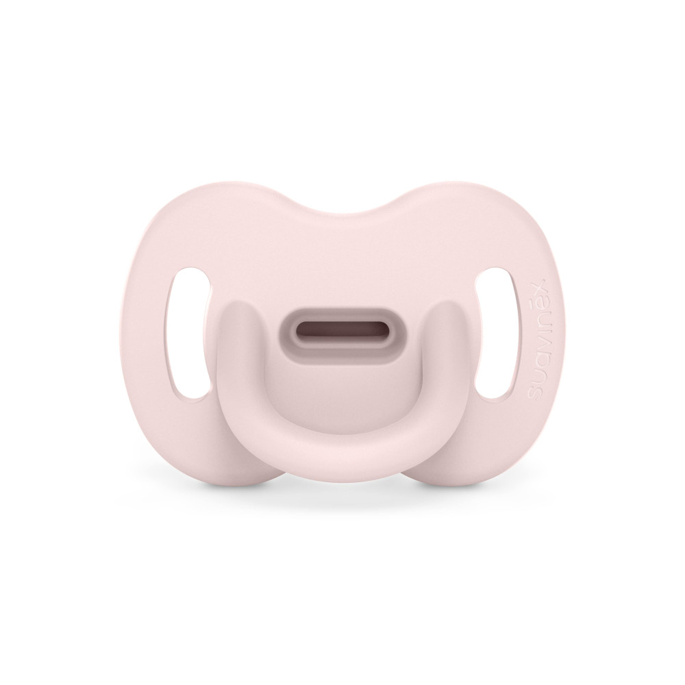 Пустышка физиологическая силиконовая Suavinex Colour Essence 6-18 мес, светло-розовая (308613)