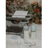 Suavinex Poetry - детская бутылочка для кормления от 3 месяцев, 270 мл, физиологическая соска средний поток • Мятная