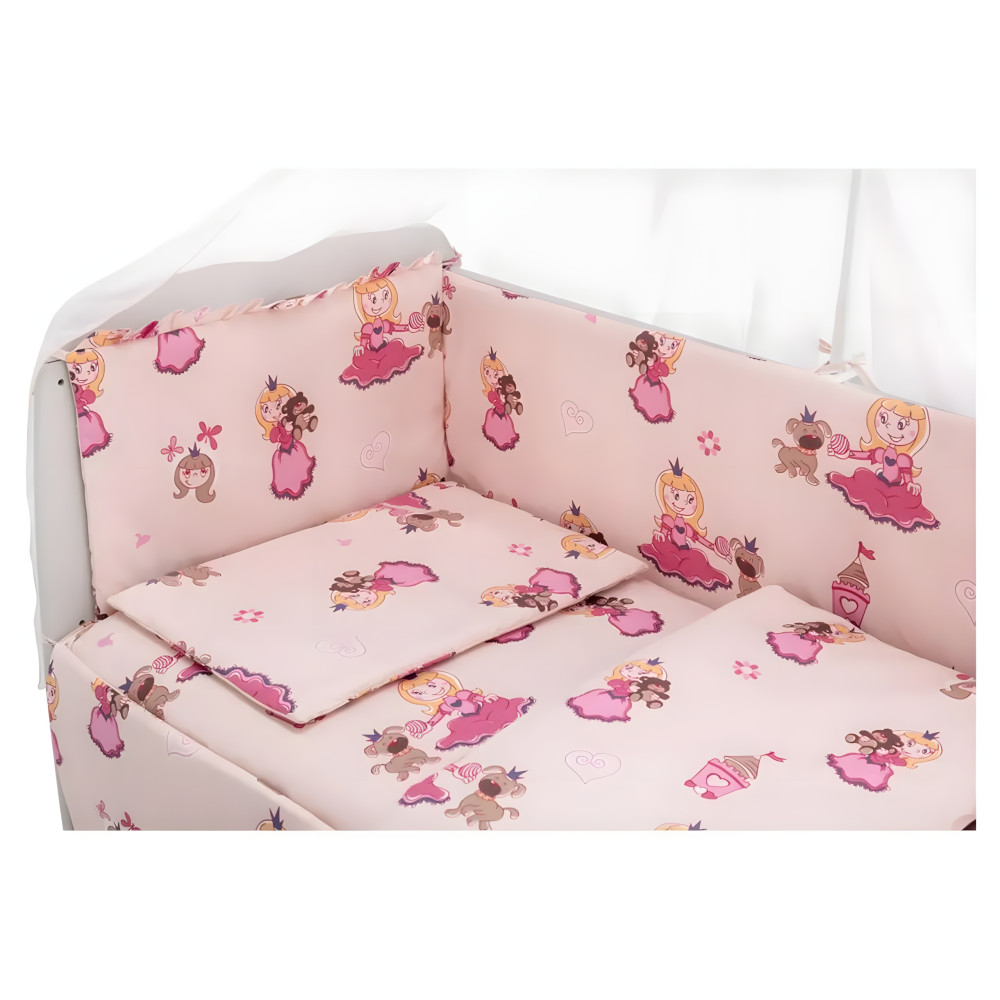 Babyroom Gold RG-08 - детская постель • Beige Princess