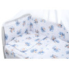 Babyroom Gold RG-08 - детская постель • White Bears Airplane