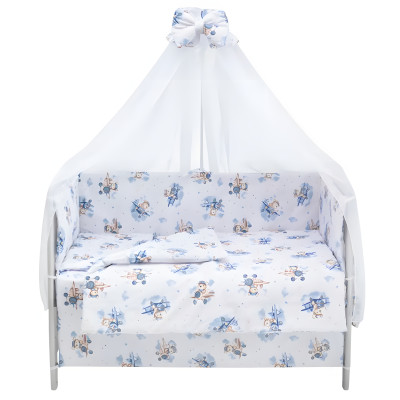 Babyroom Gold RG-08 - детская постель • White Bears Airplane Babyroom Gold RG-08 - детская постель • White Bears Airplane