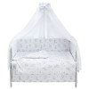 Babyroom Gold RG-08 - детская постель • White Forest Animals Babyroom Gold RG-08 - детская постель • White Forest Animals