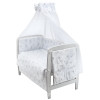 Babyroom Gold RG-08 - детская постель • White Forest Animals