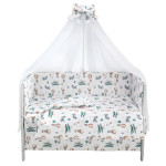 Babyroom Gold RG-08 - детская постель • White Airplanes Babyroom Gold RG-08 - детская постель • White Airplanes