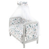 Babyroom Gold RG-08 - детская постель • White Airplanes