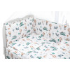 Babyroom Gold RG-08 - детская постель • White Airplanes