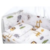 Babyroom Gold RG-08 - детская постель • White Safari