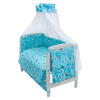 Babyroom Gold RG-08 - детская постель • Blue Pandas