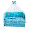 Babyroom Gold RG-08 - детская постель • Blue Pandas