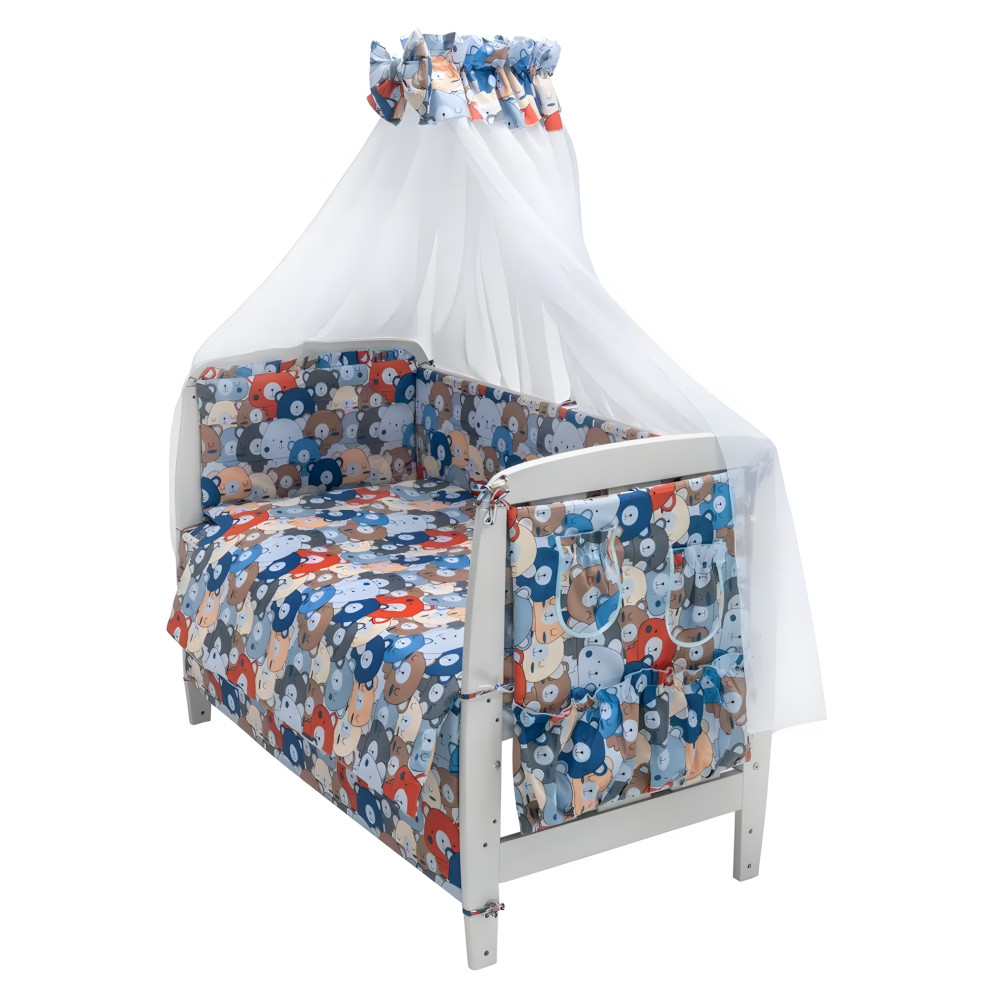 Babyroom Gold RG-08 - детская постель • Multicolor Bears Babyroom Gold RG-08 - детская постель • Multicolor Bears