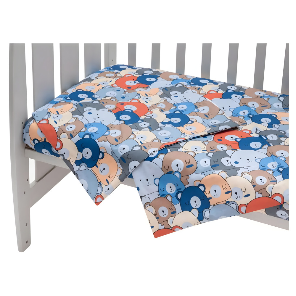 Babyroom Gold RG-08 - змінний комплект білизни • Multicolor Bears