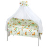Qvatro Gold RG-08 - детская постель • Light Green Bear Bees
