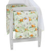 Qvatro Gold RG-08 - детская постель • Light Green Bear Bees