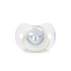 Suavinex Night & Day - набор из 2 ночных физиологических пустышек с кольцом, 0-6 месяцев • Голубая с рисунком