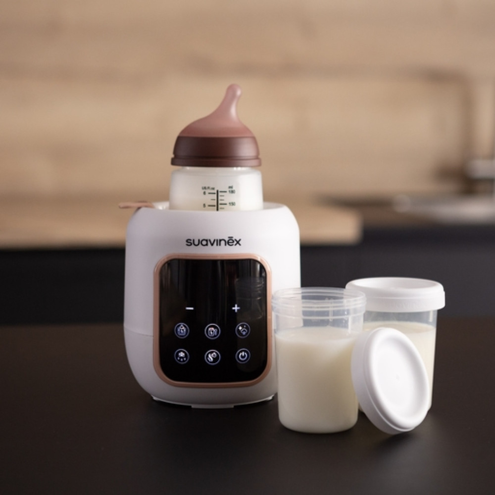 Suavinex Bottle Warmer & Steriliser - електронний підігрівач та стерилізатор для пляшечок • Білий Suavinex Bottle Warmer & Steriliser - електронний підігрівач та стерилізатор для пляшечок • Білий