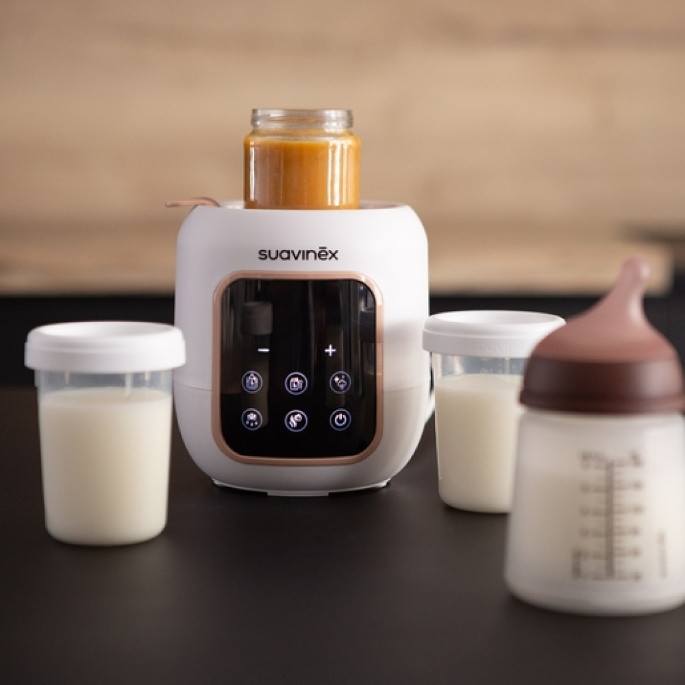 Suavinex Bottle Warmer & Steriliser - електронний підігрівач та стерилізатор для пляшечок • Білий Suavinex Bottle Warmer & Steriliser - електронний підігрівач та стерилізатор для пляшечок • Білий