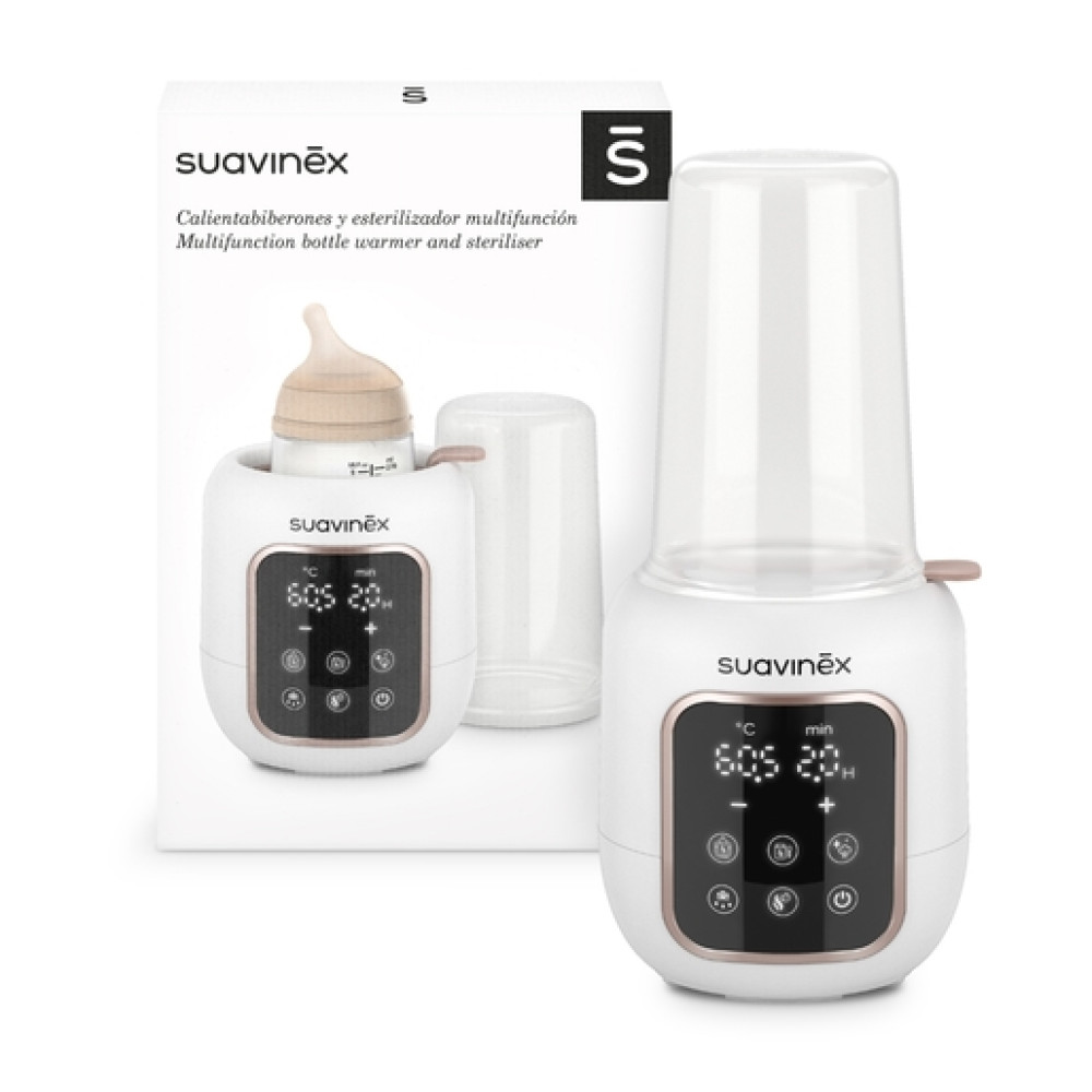 Suavinex Bottle Warmer & Steriliser - електронний підігрівач та стерилізатор для пляшечок • Білий Suavinex Bottle Warmer & Steriliser - електронний підігрівач та стерилізатор для пляшечок • Білий