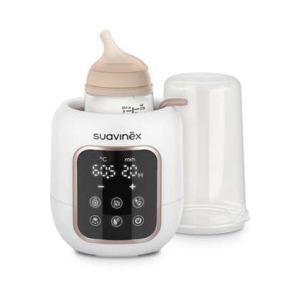 Suavinex Bottle Warmer & Steriliser - електронний підігрівач та стерилізатор для пляшечок • Білий