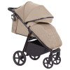 Carrello Bravo Plus CRL-5515 - всесезонная прогулочная коляска с большими колесами • Royal Beige