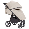 Carrello Bravo Plus CRL-5515 - всесезонная прогулочная коляска с большими колесами • Sable Beige