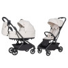Carrello Magia 2.0 CRL-6655 - легкая детская коляска 2в1 Каррелло Магия, компактная коляска для путешествий, люлька складывается вместе с рамой, размер ручной клади • Laguna Beige