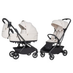 Carrello Magia 2.0 CRL-6655 - легкая детская коляска 2в1 Каррелло Магия, компактная коляска для путешествий, люлька складывается вместе с рамой, размер ручной клади • Laguna Beige Carrello Magia 2.0 CRL-6655 - легкая детская коляска 2в1 Каррелло Магия, компактная коляска для путешествий, люлька складывается вместе с рамой, размер ручной клади • Laguna Beige