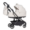 Carrello Magia 2.0 CRL-6655 - легка дитяча коляска 2в1 Каррелло Магія, компактний візок для подорожей, люлька складається разом із рамою, розмір ручної поклажі • Laguna Beige