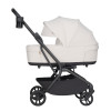 Carrello Magia 2.0 CRL-6655 - легка дитяча коляска 2в1 Каррелло Магія, компактний візок для подорожей, люлька складається разом із рамою, розмір ручної поклажі • Laguna Beige