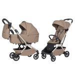 Carrello Magia 2.0 CRL-6655 - легкая детская коляска 2в1 Каррелло Магия, компактная коляска для путешествий, люлька складывается вместе с рамой, размер ручной клади • Spice Beige Carrello Magia 2.0 CRL-6655 - легкая детская коляска 2в1 Каррелло Магия, компактная коляска для путешествий, люлька складывается вместе с рамой, размер ручной клади • Spice Beige