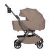 Carrello Magia 2.0 CRL-6655 - легкая детская коляска 2в1 Каррелло Магия, компактная коляска для путешествий, люлька складывается вместе с рамой, размер ручной клади • Cocoa Beige