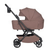 Carrello Magia 2.0 CRL-6655 - легка дитяча коляска 2в1 Каррелло Магія, компактний візок для подорожей, люлька складається разом із рамою, розмір ручної поклажі • Glace Pink