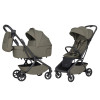 Carrello Magia 2.0 CRL-6655 - легка дитяча коляска 2в1 Каррелло Магія, компактний візок для подорожей, люлька складається разом із рамою, розмір ручної поклажі • Malted Green