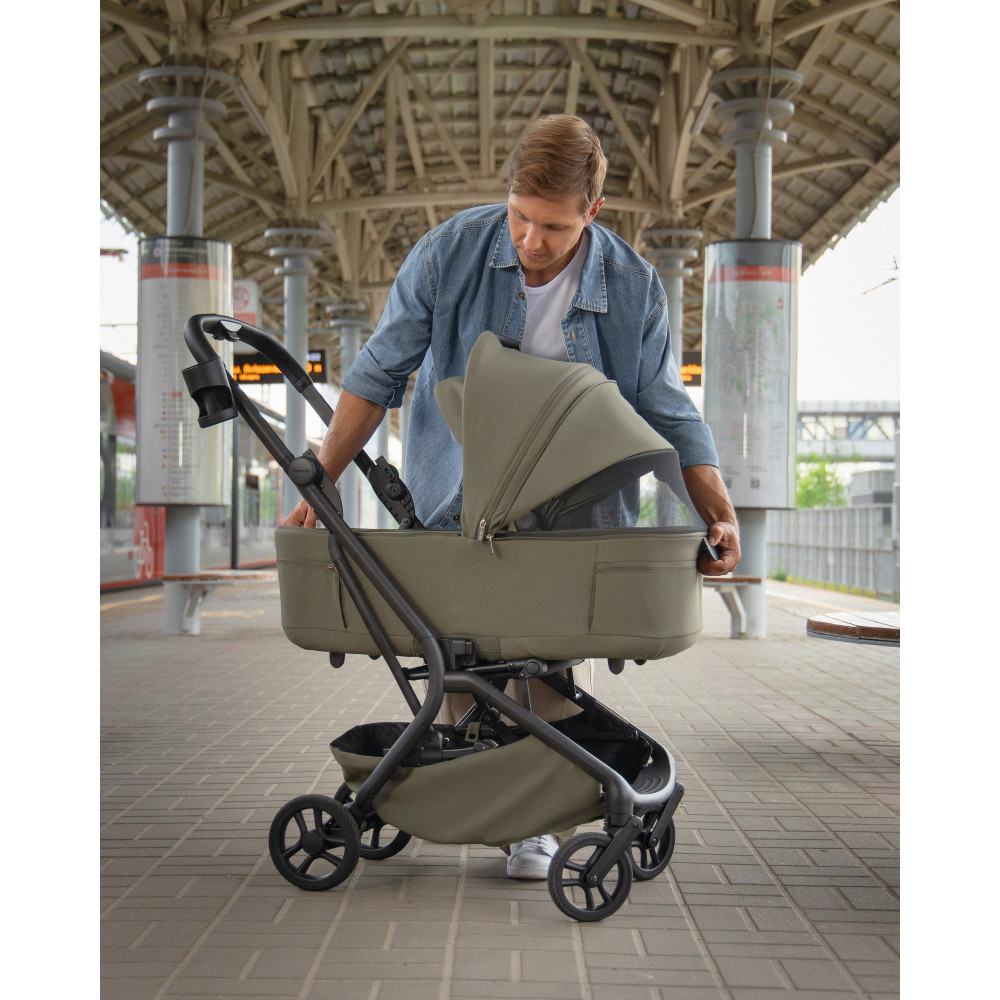 Carrello Magia 2.0 CRL-6655 - легка дитяча коляска 2в1 Каррелло Магія, компактний візок для подорожей, люлька складається разом із рамою, розмір ручної поклажі • Malted Green Carrello Magia 2.0 CRL-6655 - легка дитяча коляска 2в1 Каррелло Магія, компактний візок для подорожей, люлька складається разом із рамою, розмір ручної поклажі • Malted Green