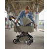 Carrello Magia 2.0 CRL-6655 - легка дитяча коляска 2в1 Каррелло Магія, компактний візок для подорожей, люлька складається разом із рамою, розмір ручної поклажі • Malted Green